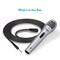 Pyle Wired Dynamic Microphone, Uni-Directional, Handheld Mic with Pop Filter, Steel Mesh Grill, 6.5 ft PDMIK1 - alternate 3